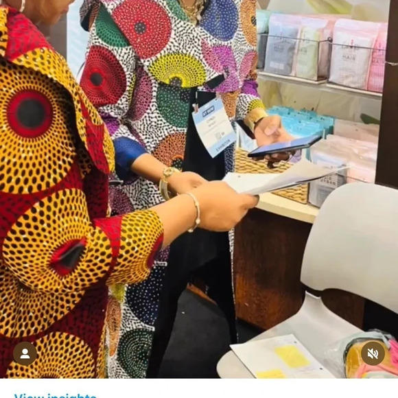 Kweenzyafrik Luxury  Ankara patterned studded cape open jacket Sz L - Picture 8 of 16